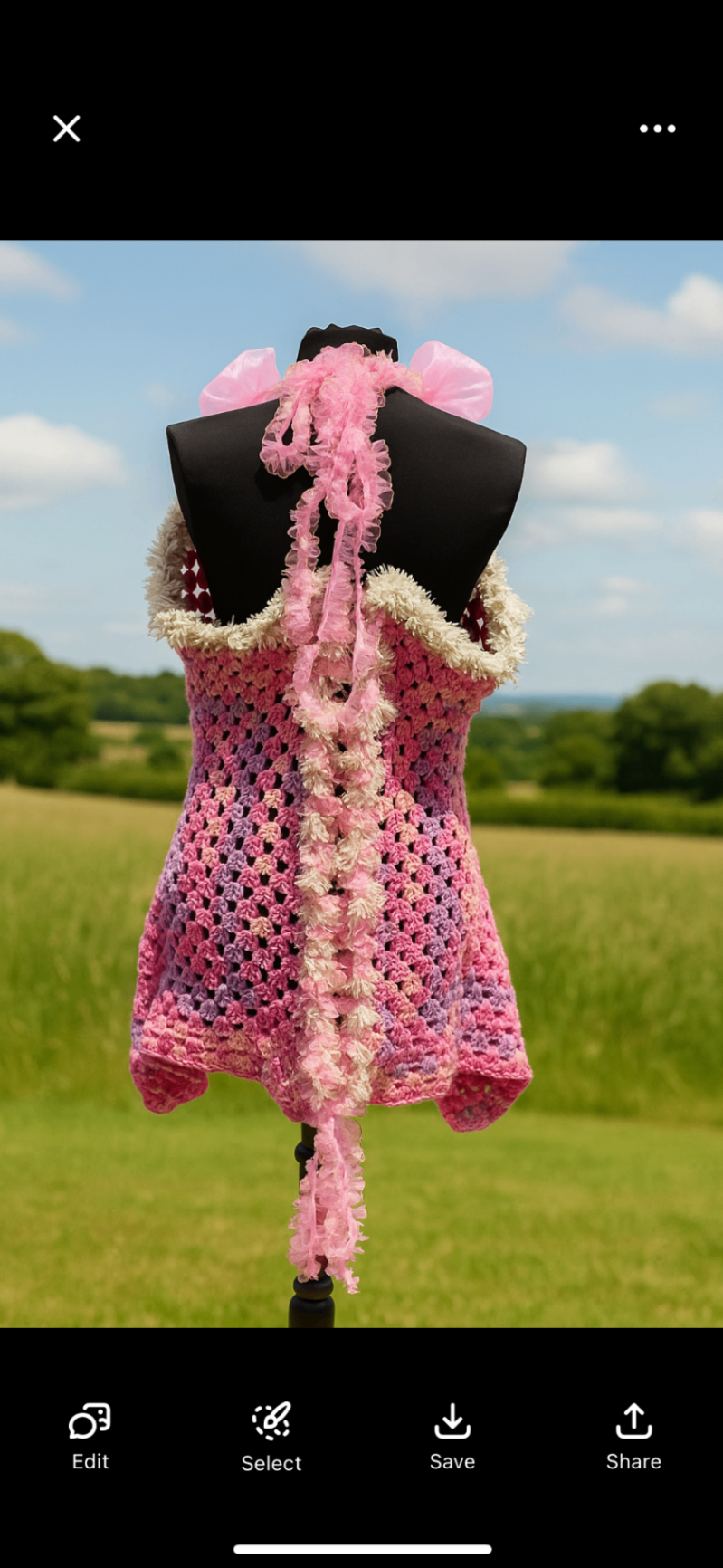 Pink bow dress cover up