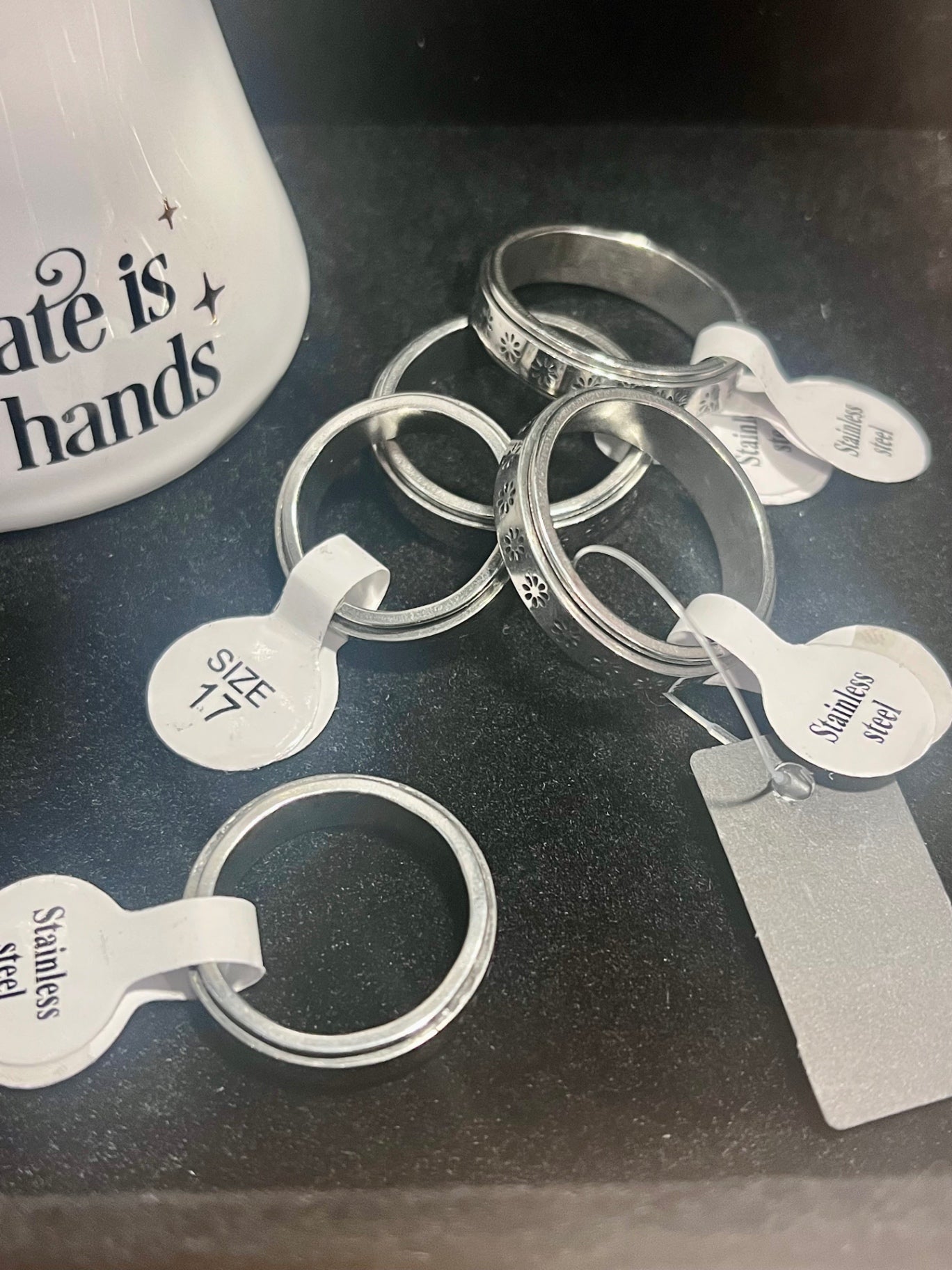 Daisy Spinner Ring Size 8