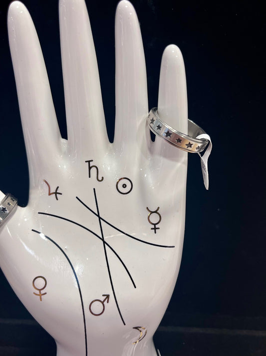 Star Spinner Ring Size 9