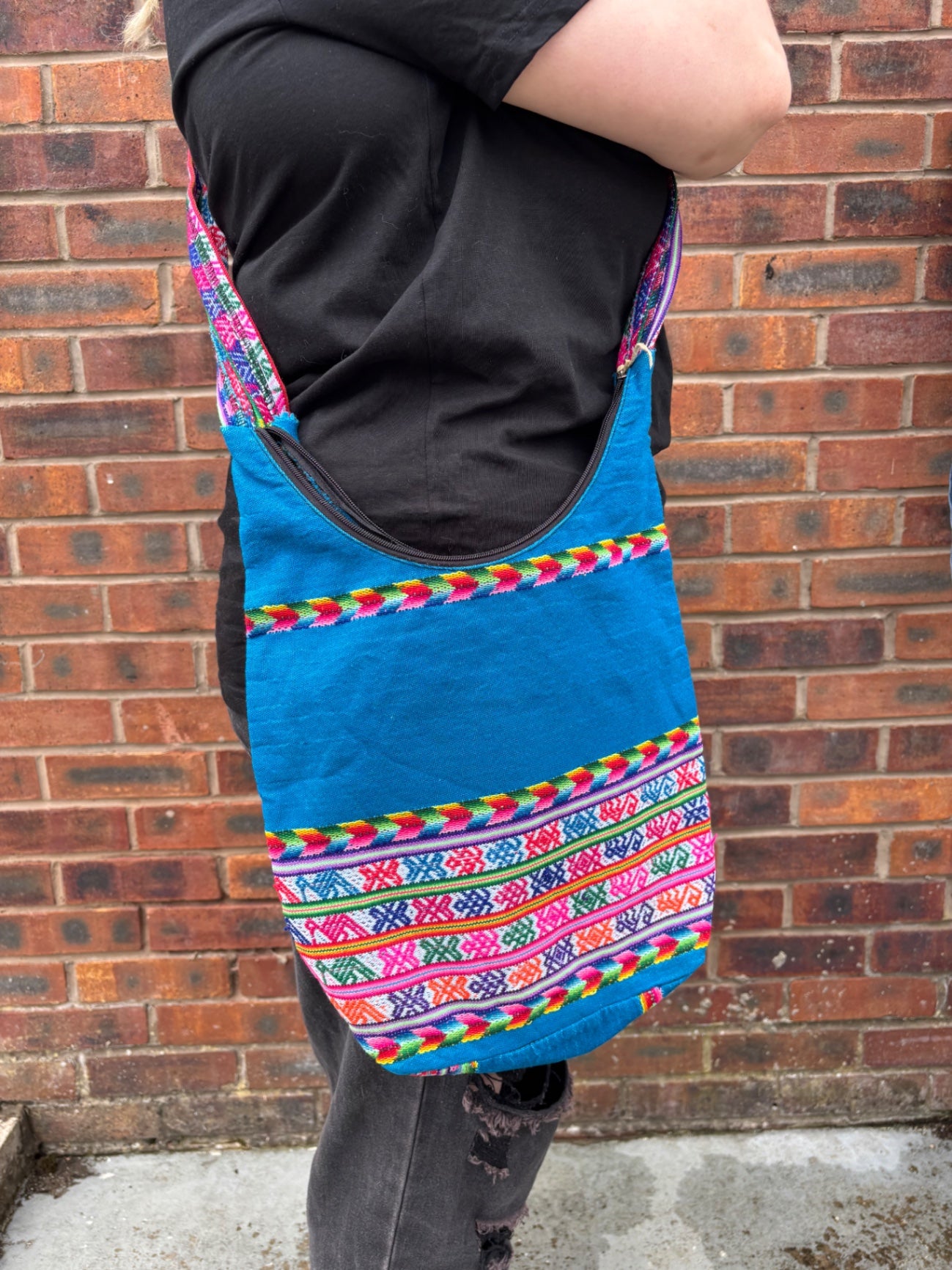vintage hand made tote bag