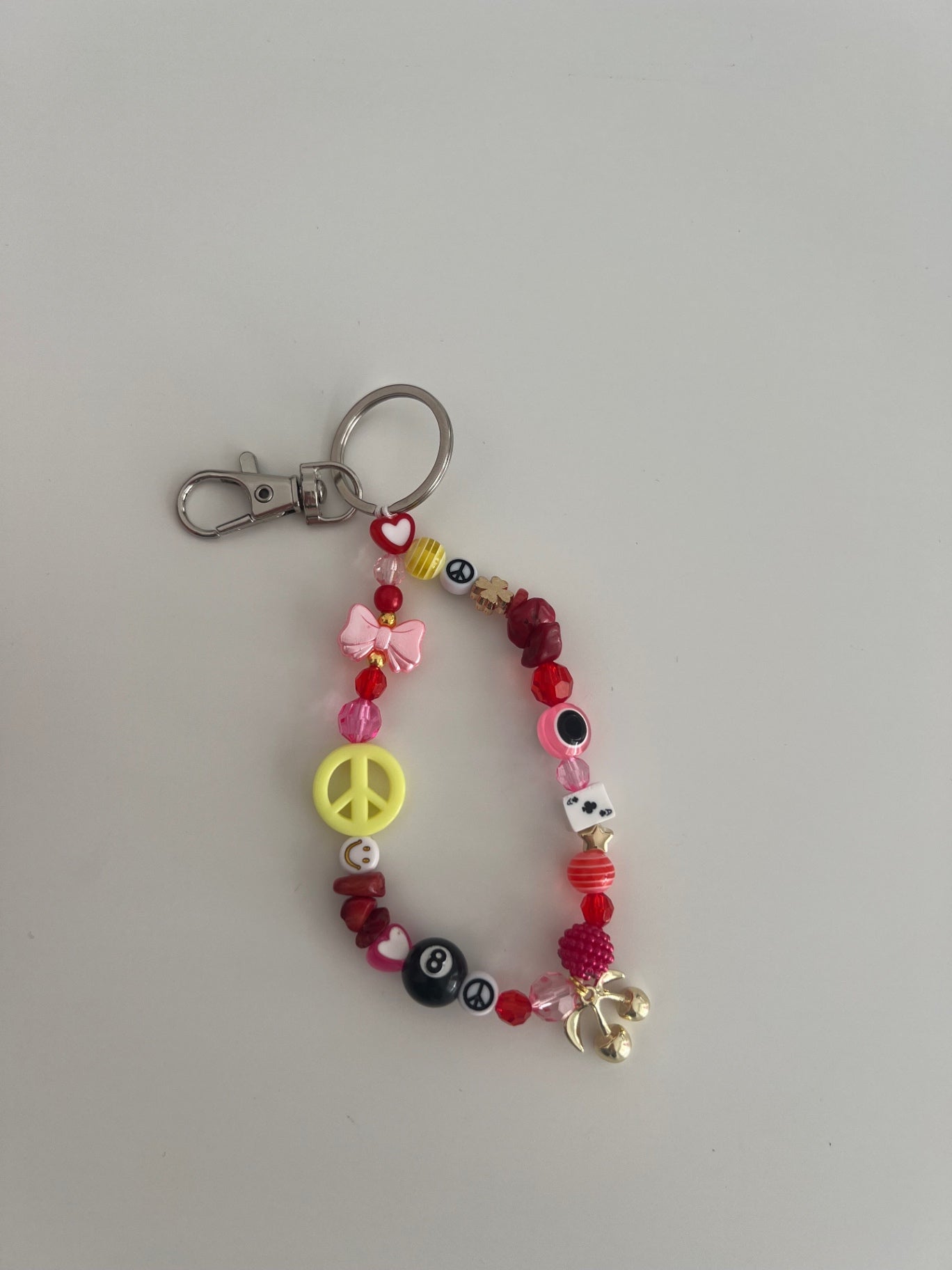 Twin flame keyring - gold