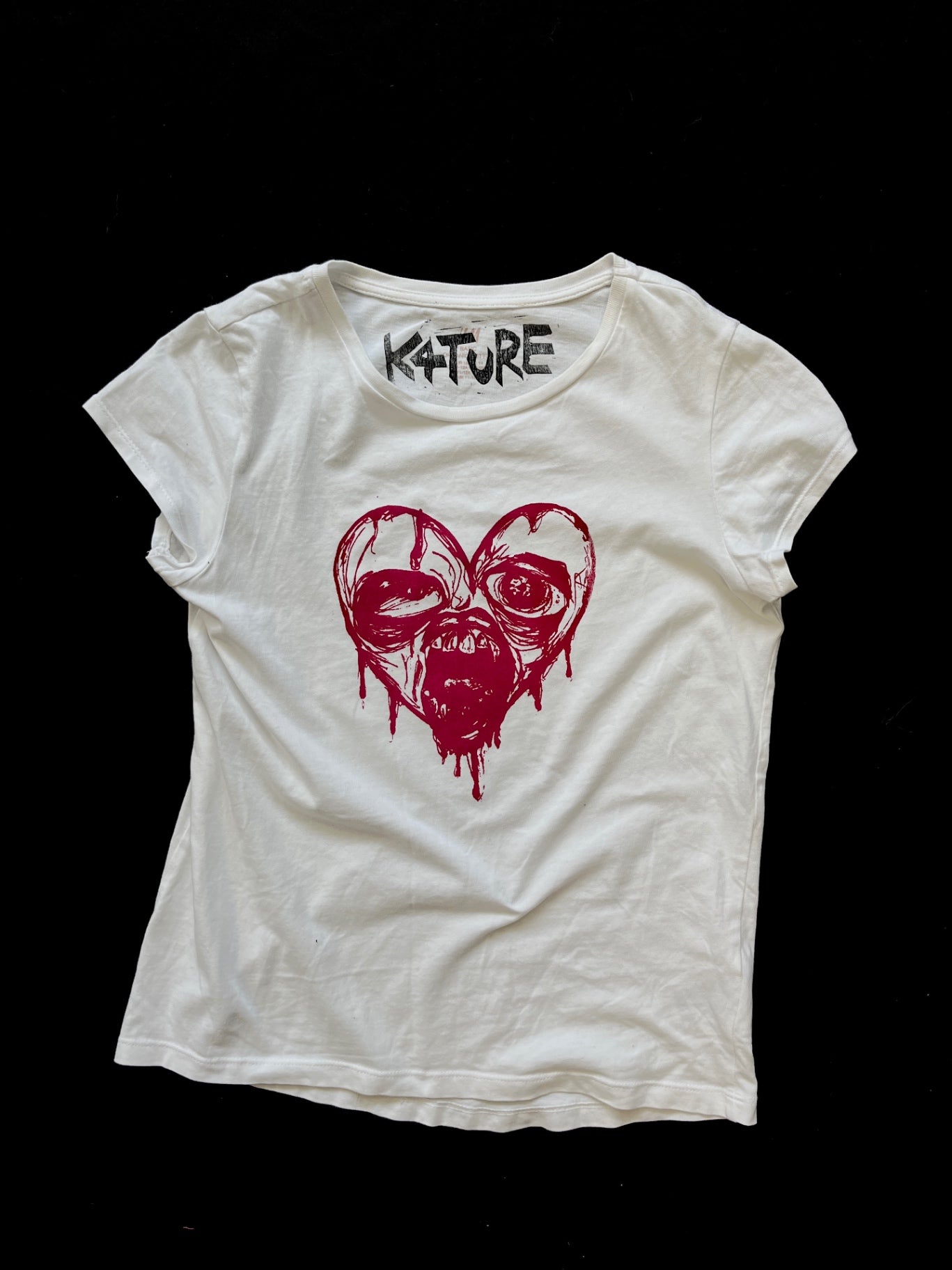 K4TURE bleeding heart t shirt