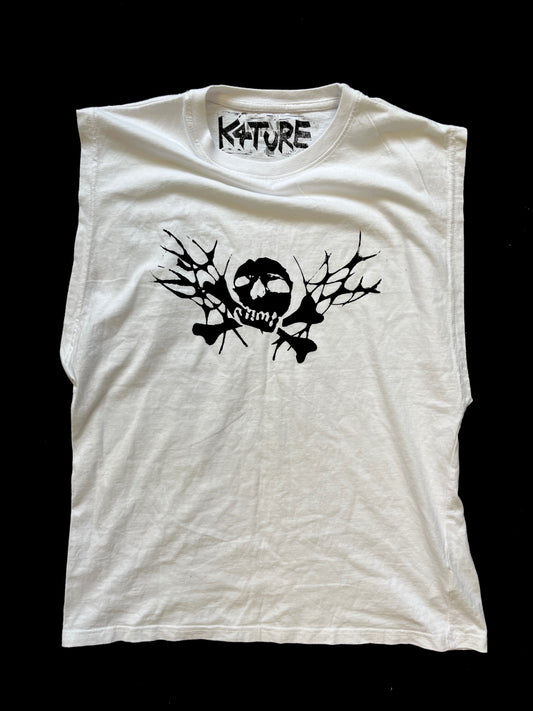 K4TURE tramp stamp sleeveless top (Oversized Men’s small)