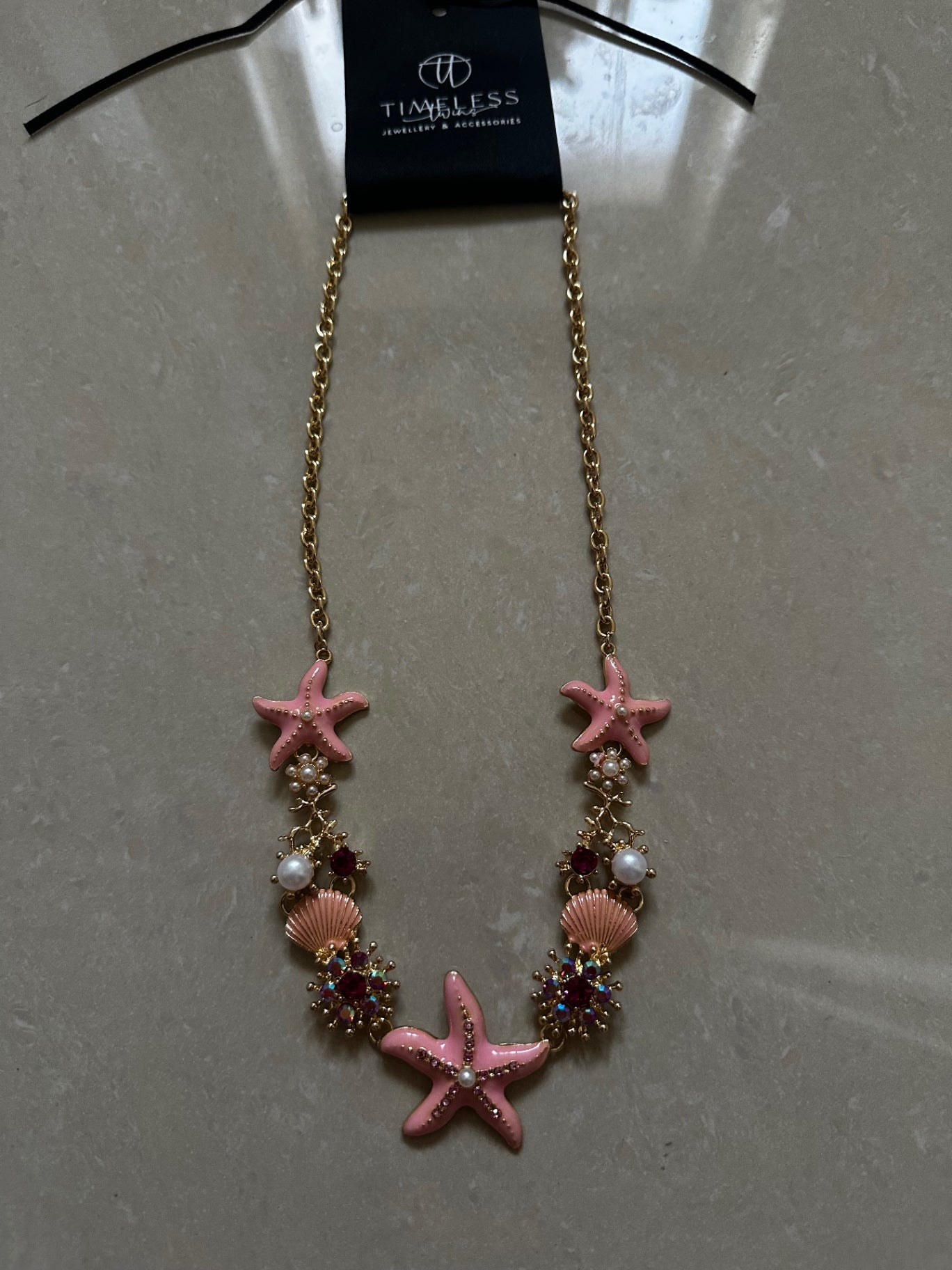 Shell life necklace