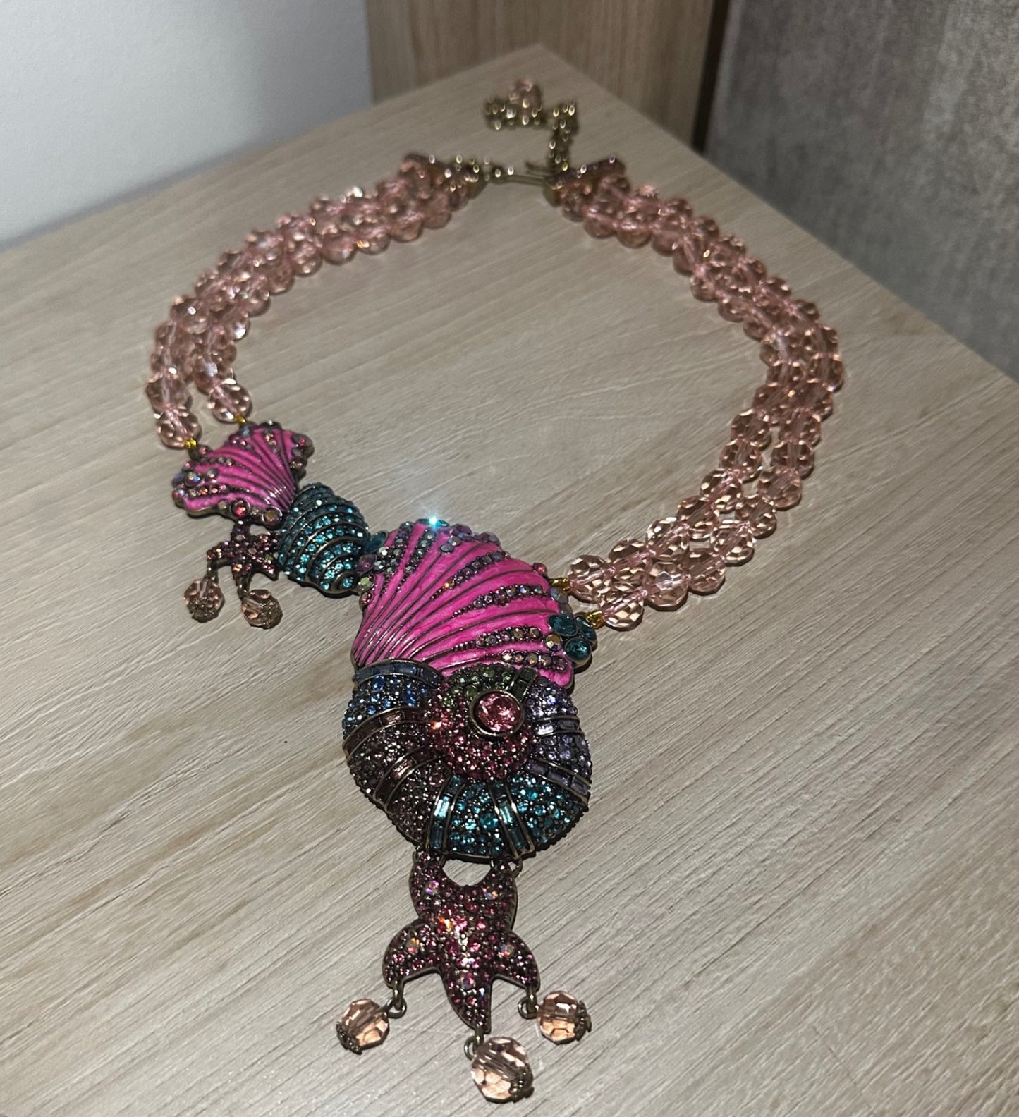 Pink daiquiri necklace