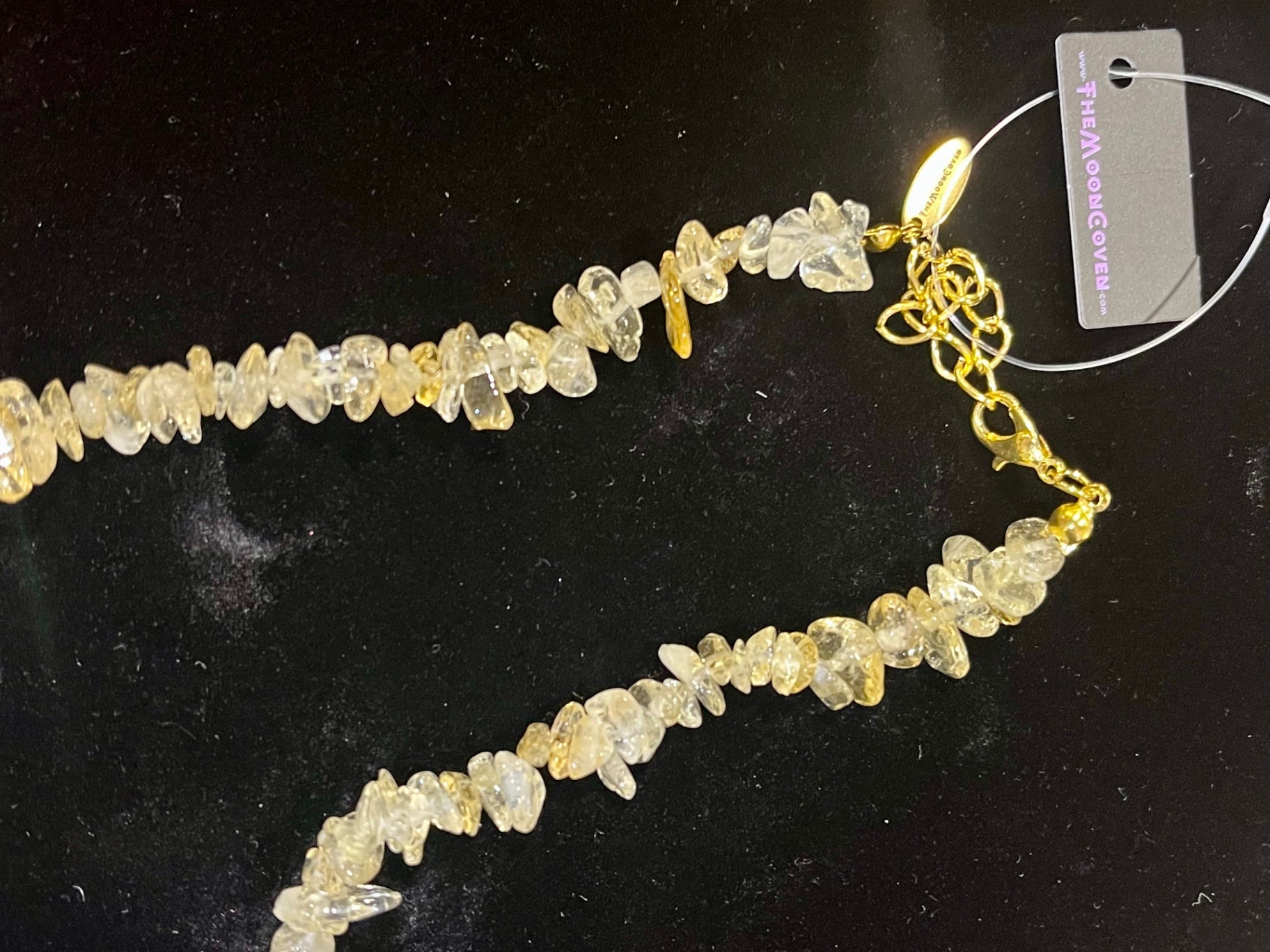 🌞 Sunspell Citrine Shell  Necklace 🌊