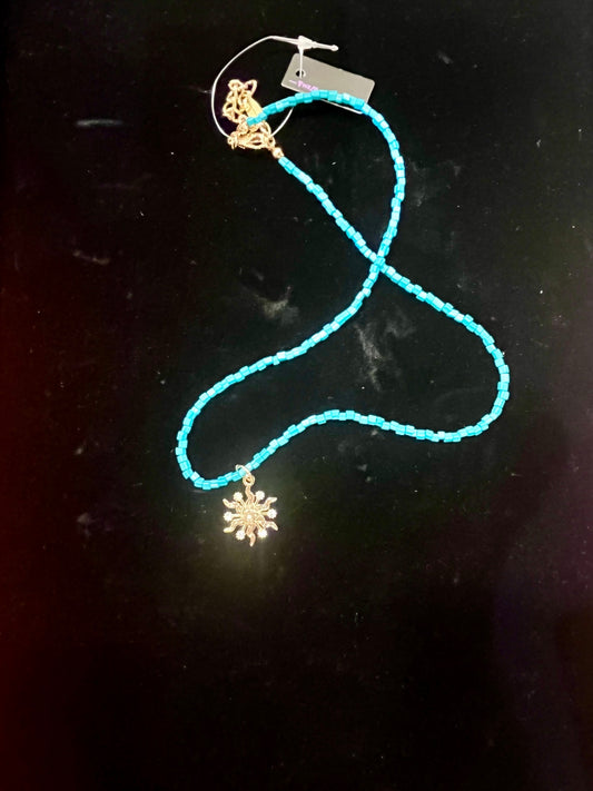 🌞 Solar Siren Beaded Necklace 🔹