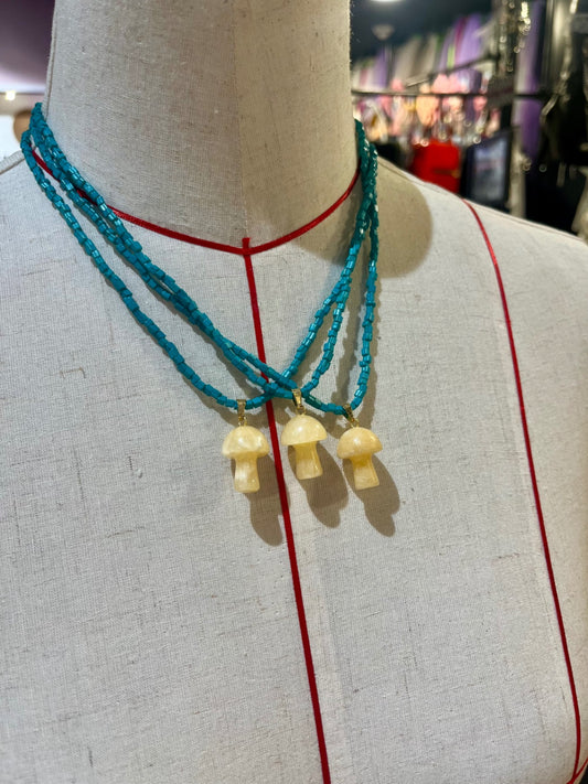 🍄 Sunbeam Shroom Necklace ☀️