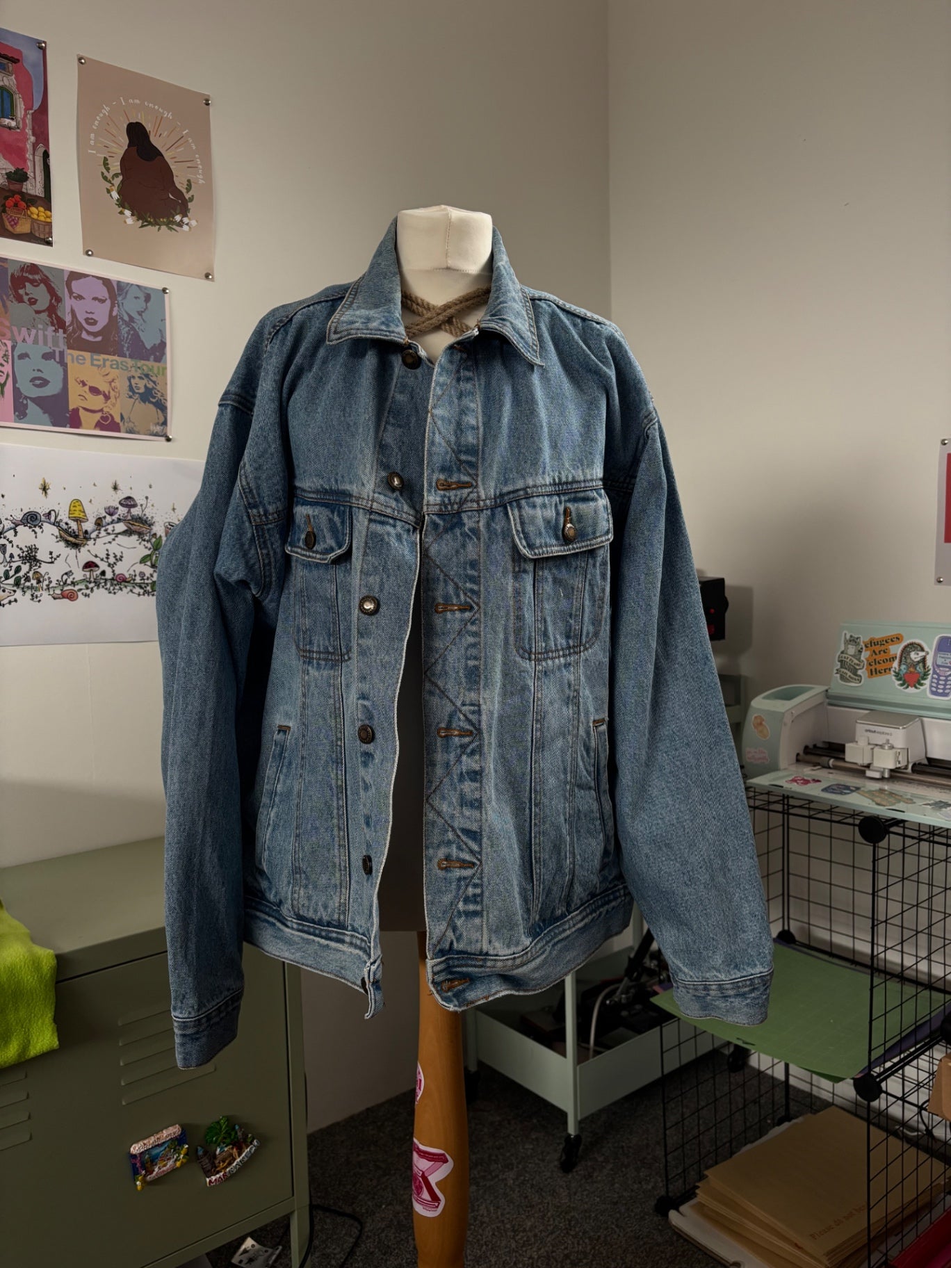 Mens Vintage Wrangler Shibari Up Cycled Jacket