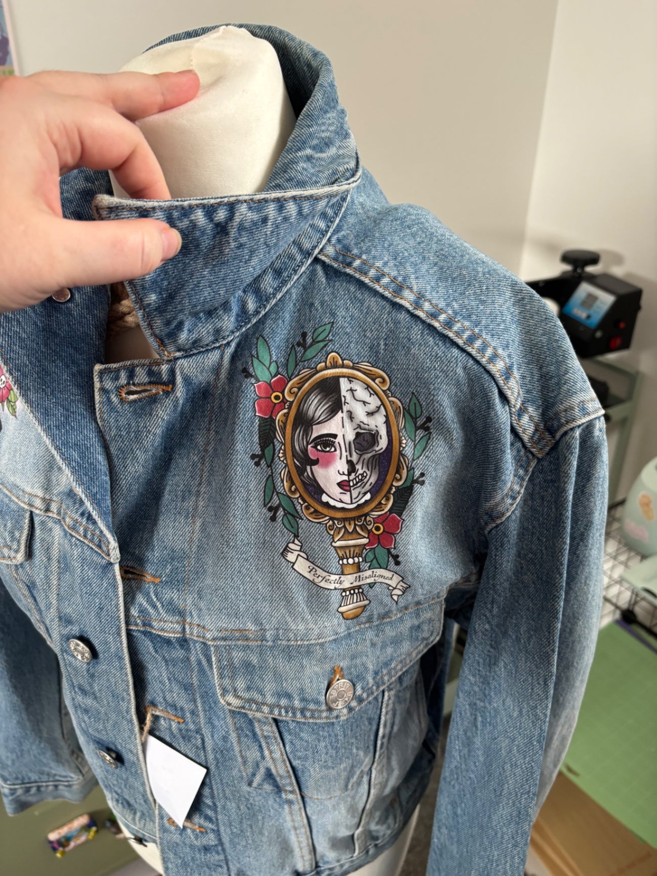 Sleep Token Up Cycled Patch Jacket