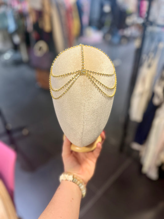 Golden Hour Crown – Diamanté Crystal Headdress