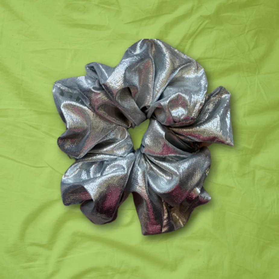 XL Chrome Scrunchie