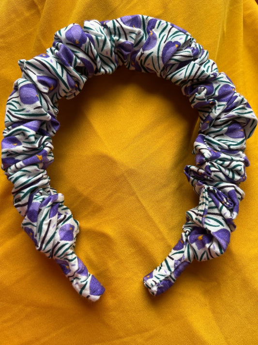 Scrunchie Headband - Garden Blooms
