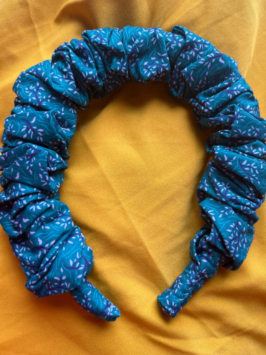 Scrunchie Headband - Opulent Leaves