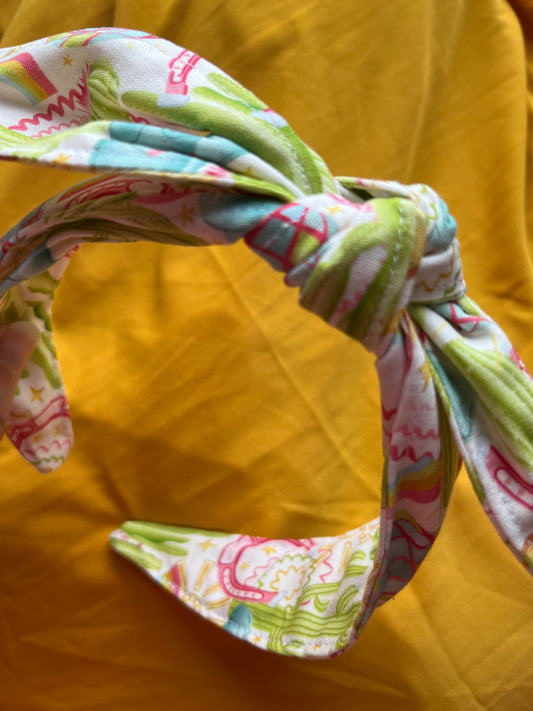 Bow Headband - Disco Cowgirl