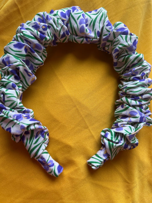 Scrunchie Headband - Garden Blooms