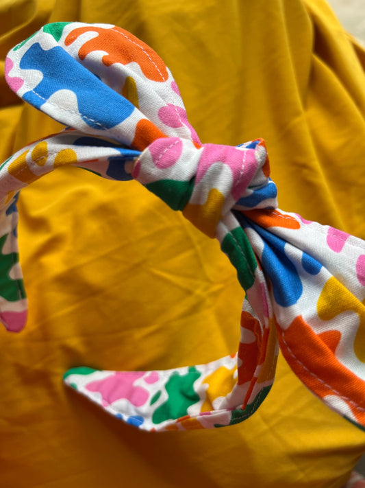 Bow Headband - Abstract Doodles