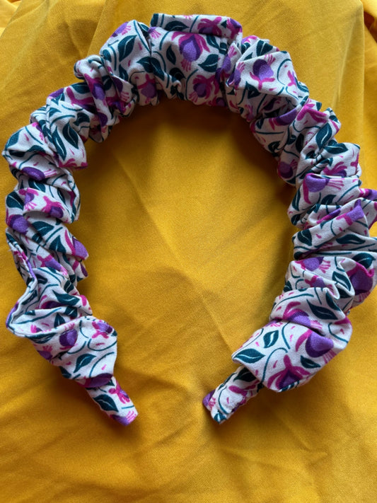 Scrunchie Headband - Garden Blooms