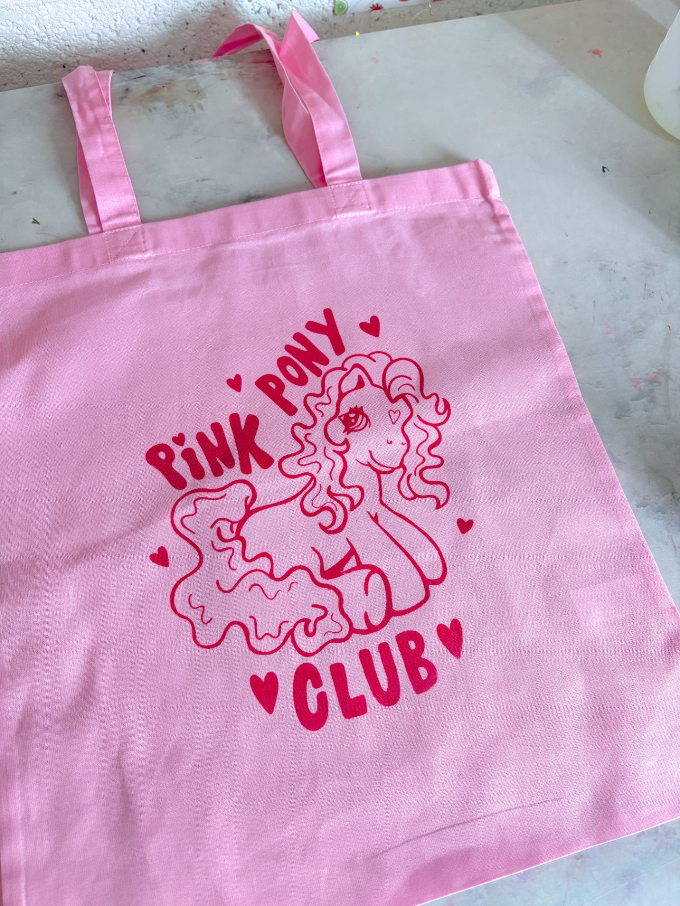 Pink Pony Club Tote Bag