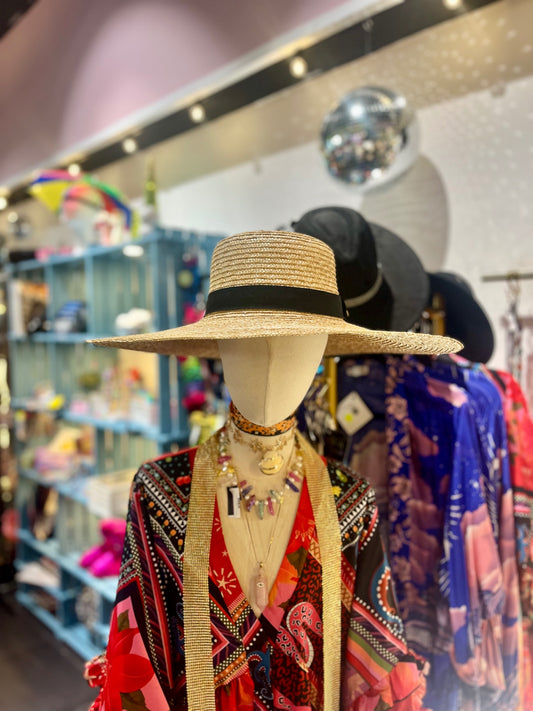 🌾 “Sun Oracle” Straw Hat