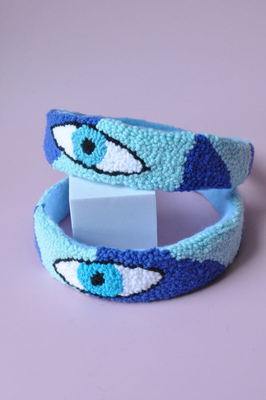 Evil Eye Tufted Headband