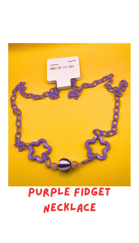 Purple Fidget Necklace