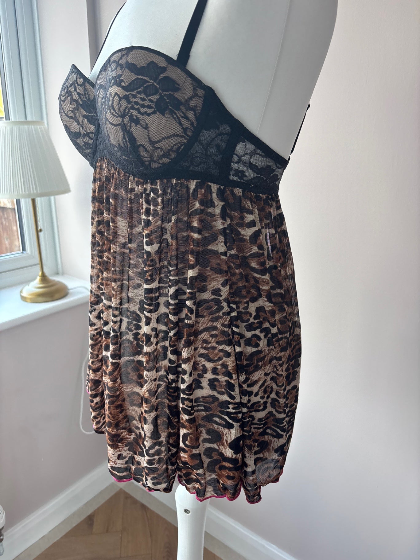 Leopard print cami top