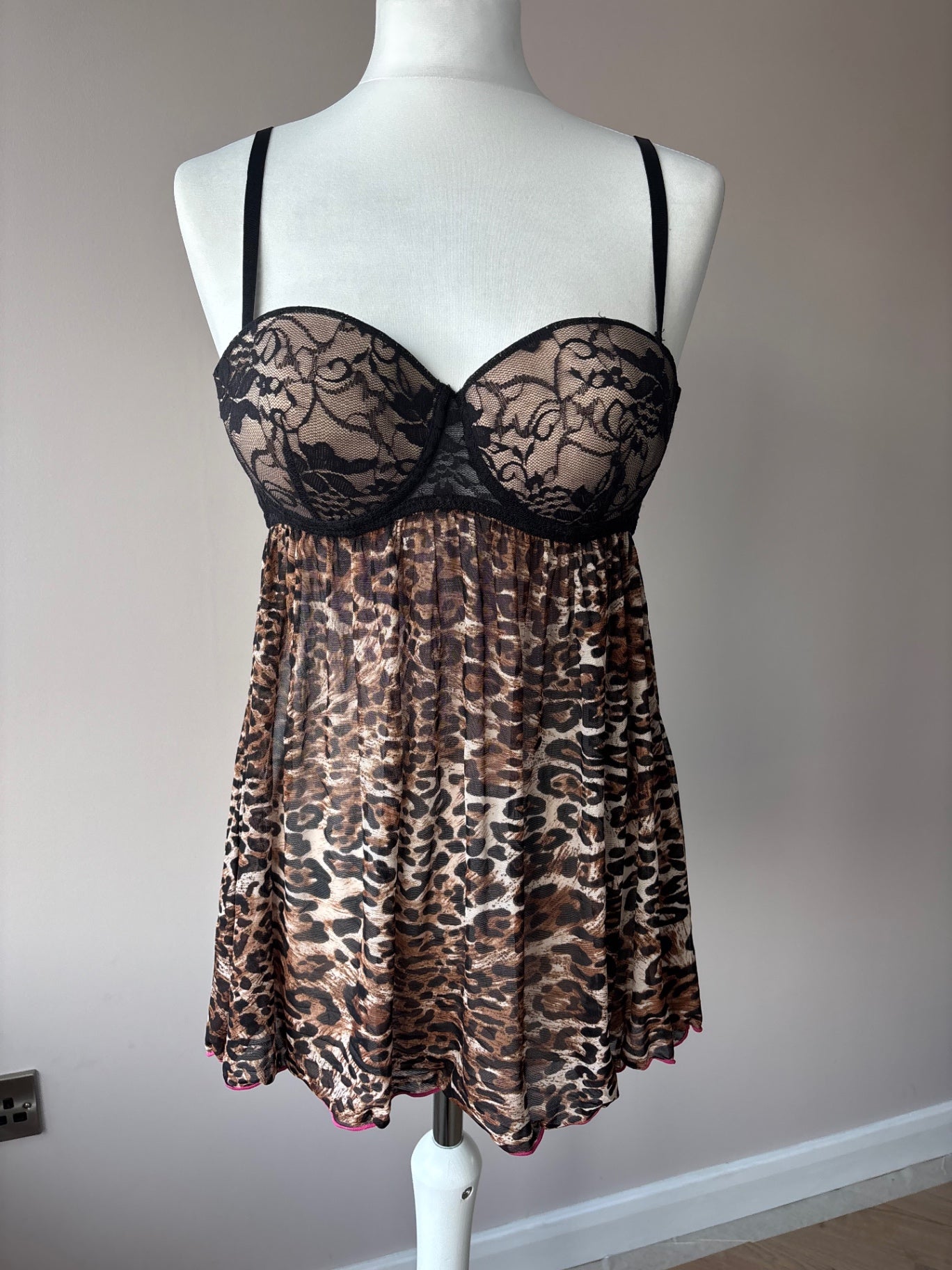 Leopard print cami top
