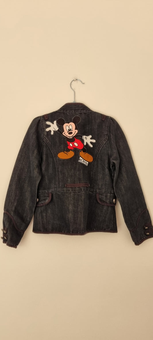 Micky Mouse Black Kids Jacket