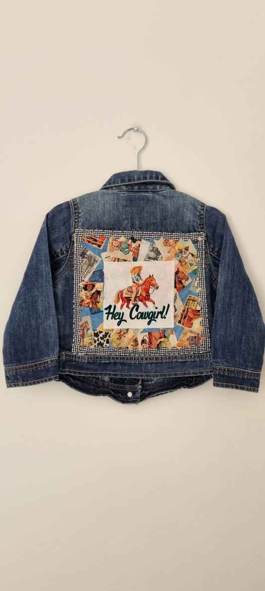 Hey Cowgirl Kids Custon Denim Jacket