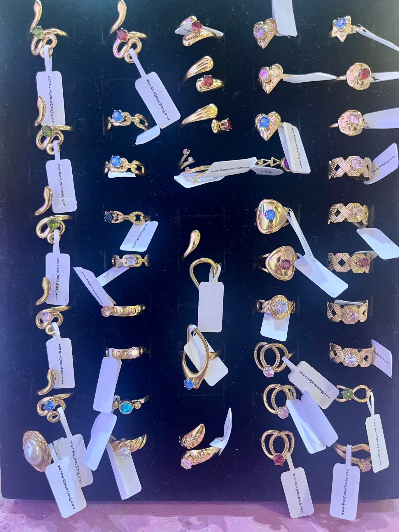 Gold Pot Luck Adjustable Rings – Stainless Steel
