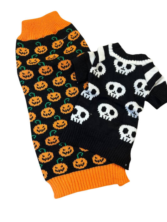Skull Pet Halloween Jumper