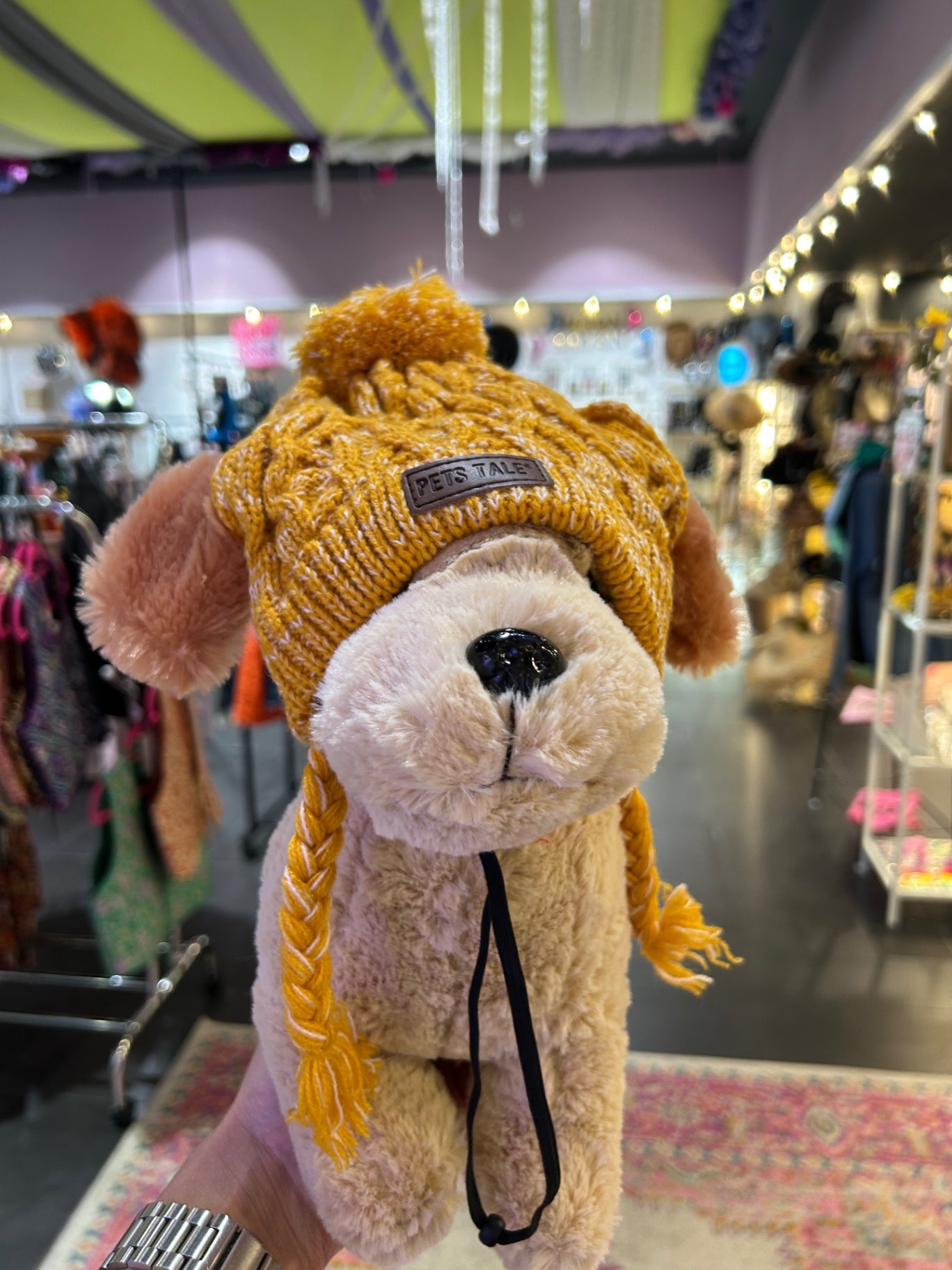 Pet Bobble Hat - Yellow