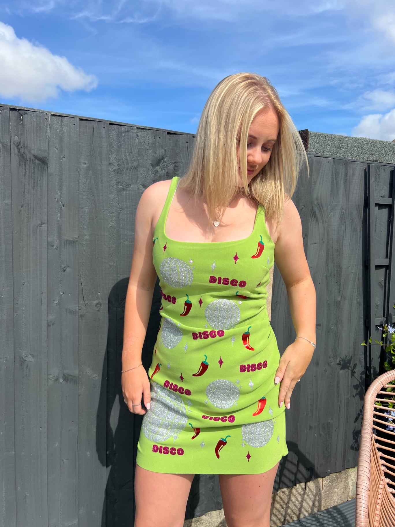 Disco Green dress