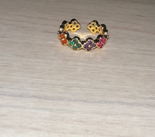 Flower power ring