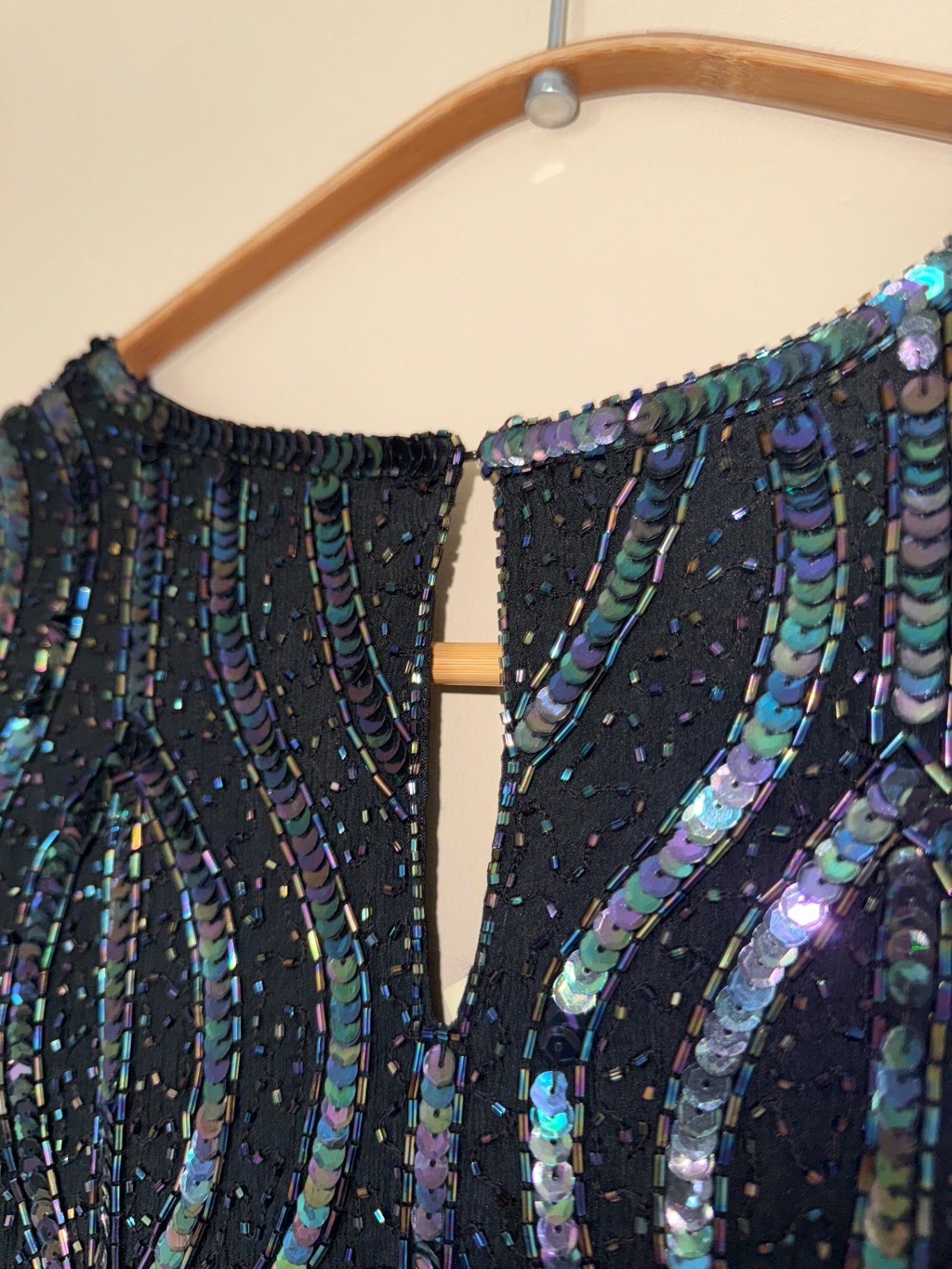 Vintage Frank Usher Sequin Top