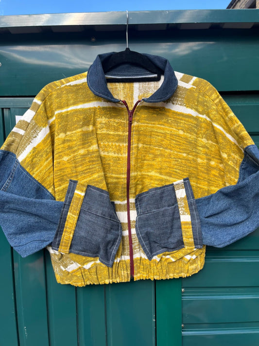 Denim & Yellow Denim Jacket