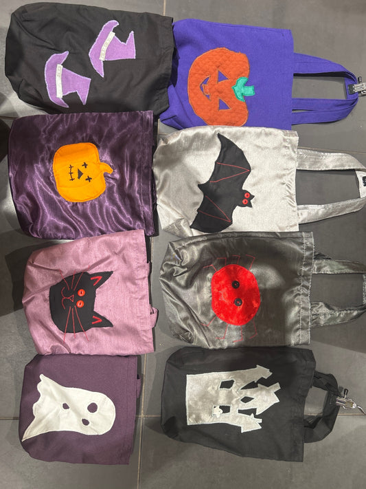 Handmade Halloween trick or treat bag