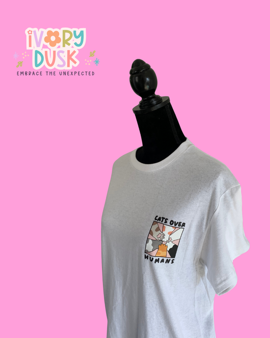 cats over humans tshirt
