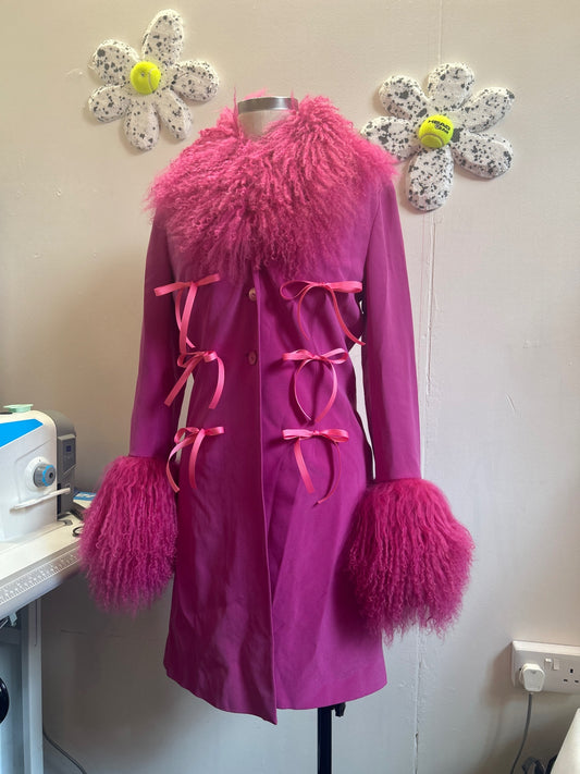 Upcycled mohair jacket