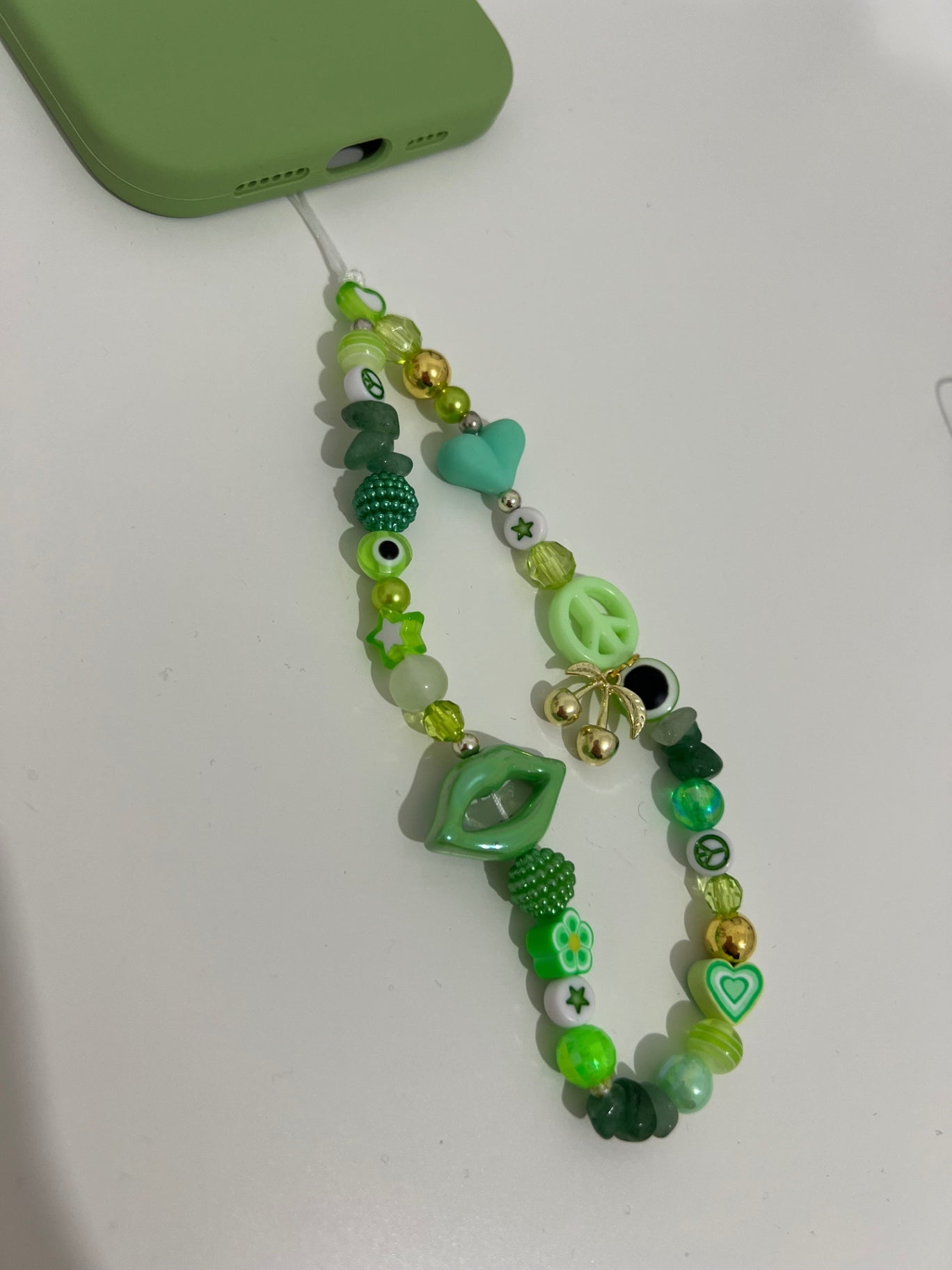 Brave phone charm - green