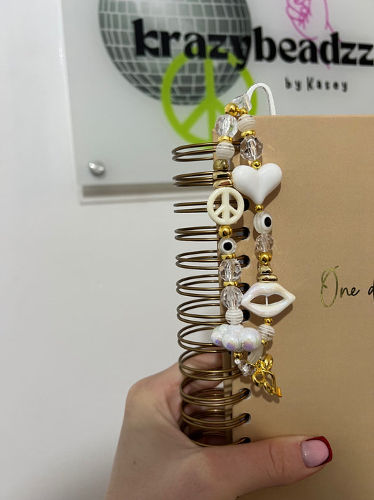 Timeless book mark - white