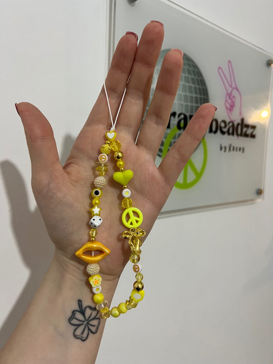 Brave phone charm - yellow