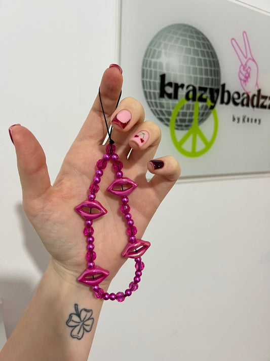 Lipsy phone charm - pink