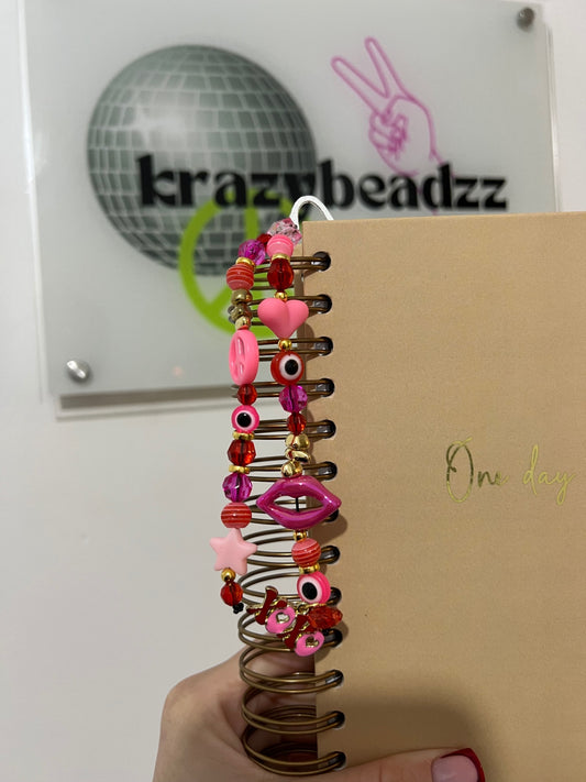 Timeless bookmark - Red/pink