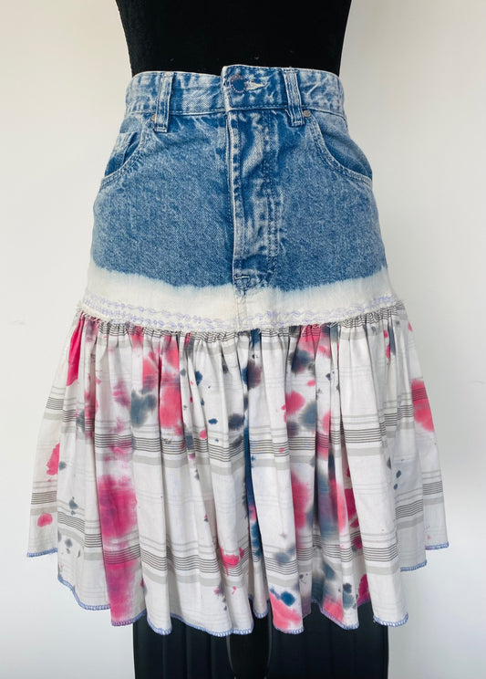 Splash dye skirt
