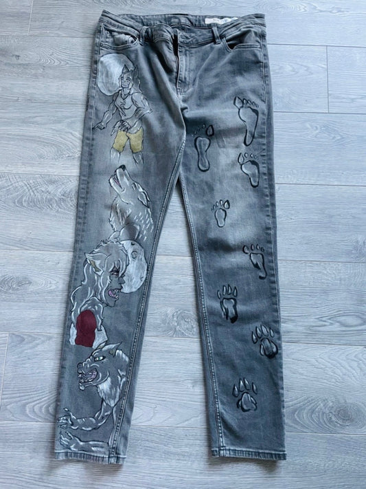 Werewolf anime Jeans