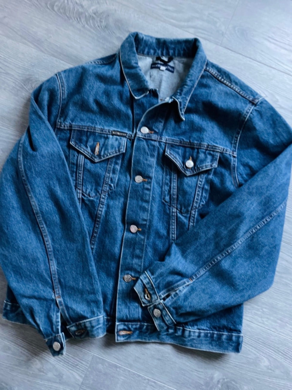 Ripped Tiger Denim Jacket