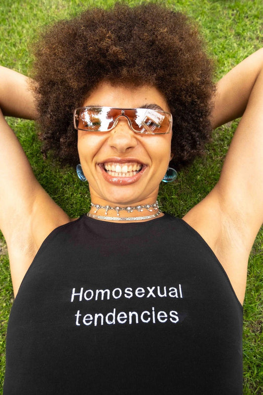 Homosexual Tendencies Crop - Black