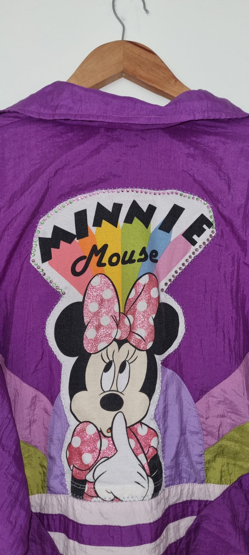 Minnie Jewled Purple Windbreaker